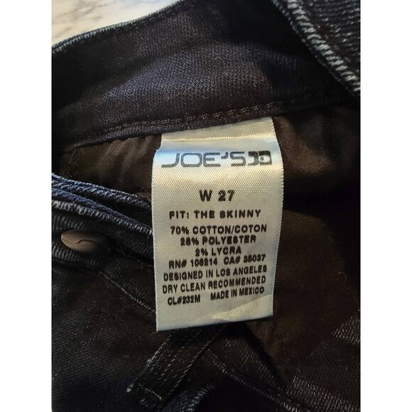 Joe's Jeans TME Skinny W 27 Dark Wash - Picture 3 of 4